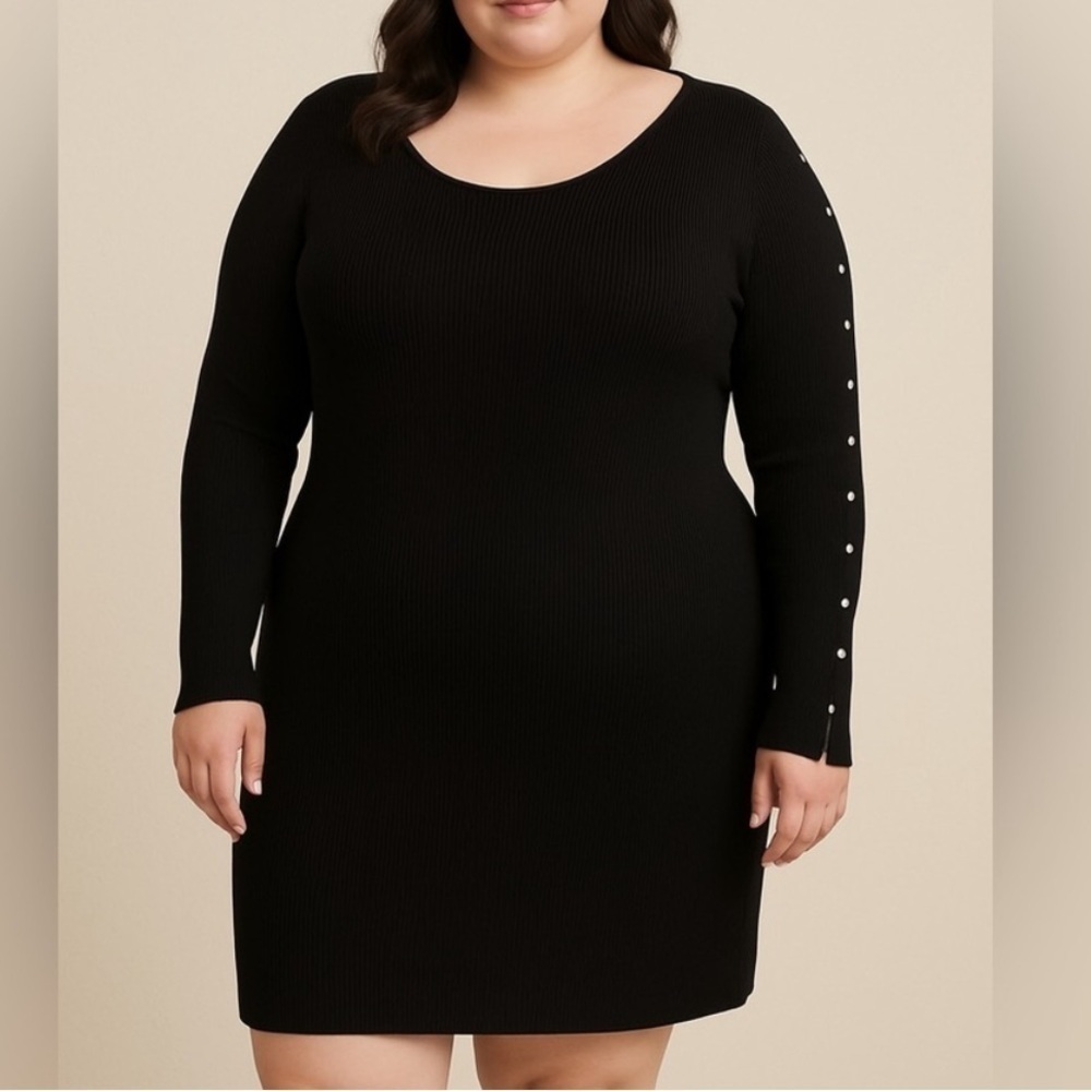 BY & BY pearl sweater dress, junior's XXL